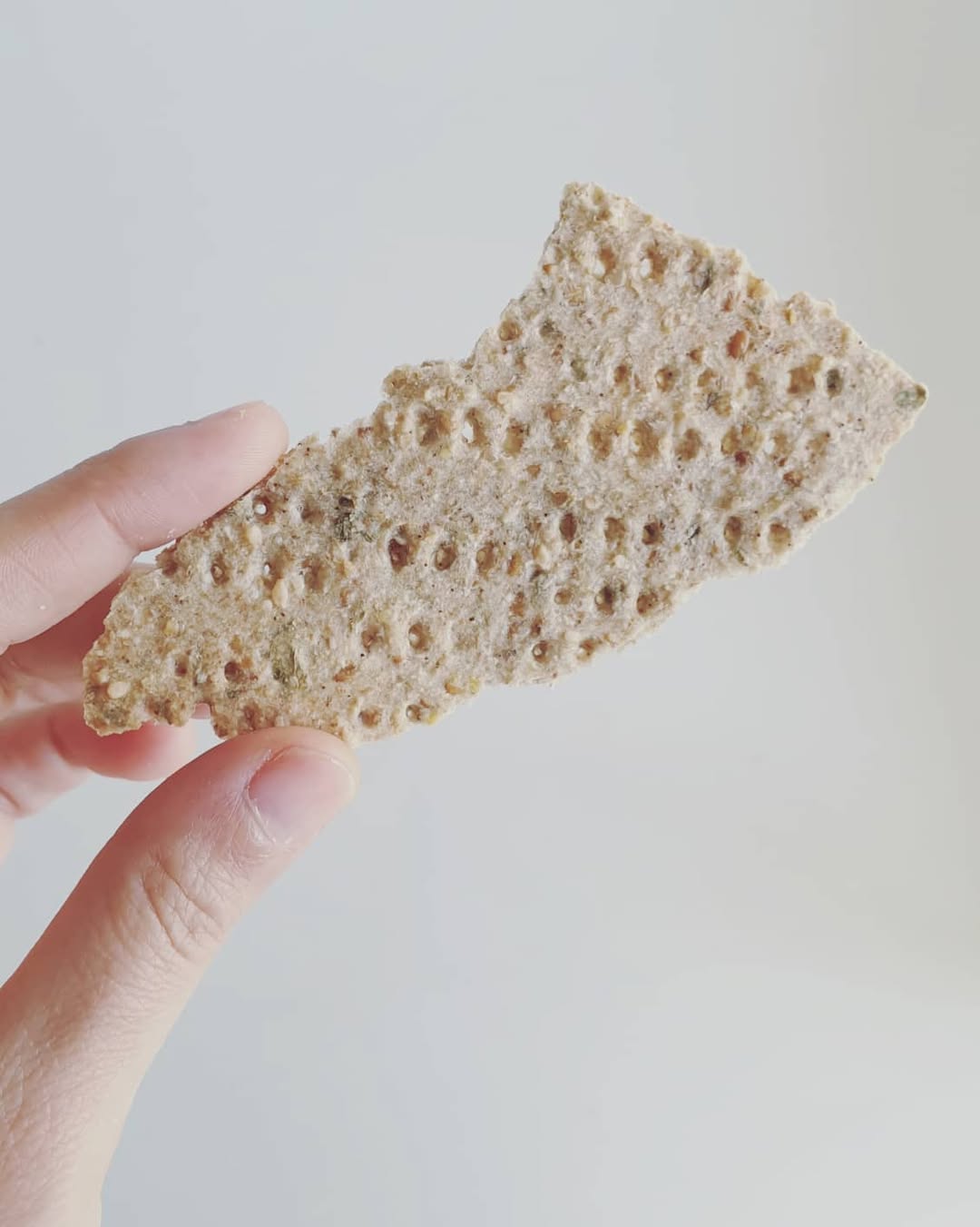 Receta de crujientes de trigo sarraceno, sésamo y lino con orégano y ajo