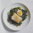Espigos con bacalao y huevo duro