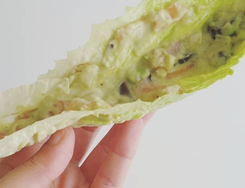 «Tostada» de lechuga romana
