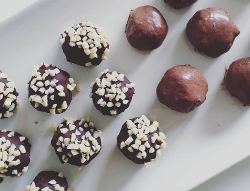 Trufas de cacao sin gluten sin lácteos
