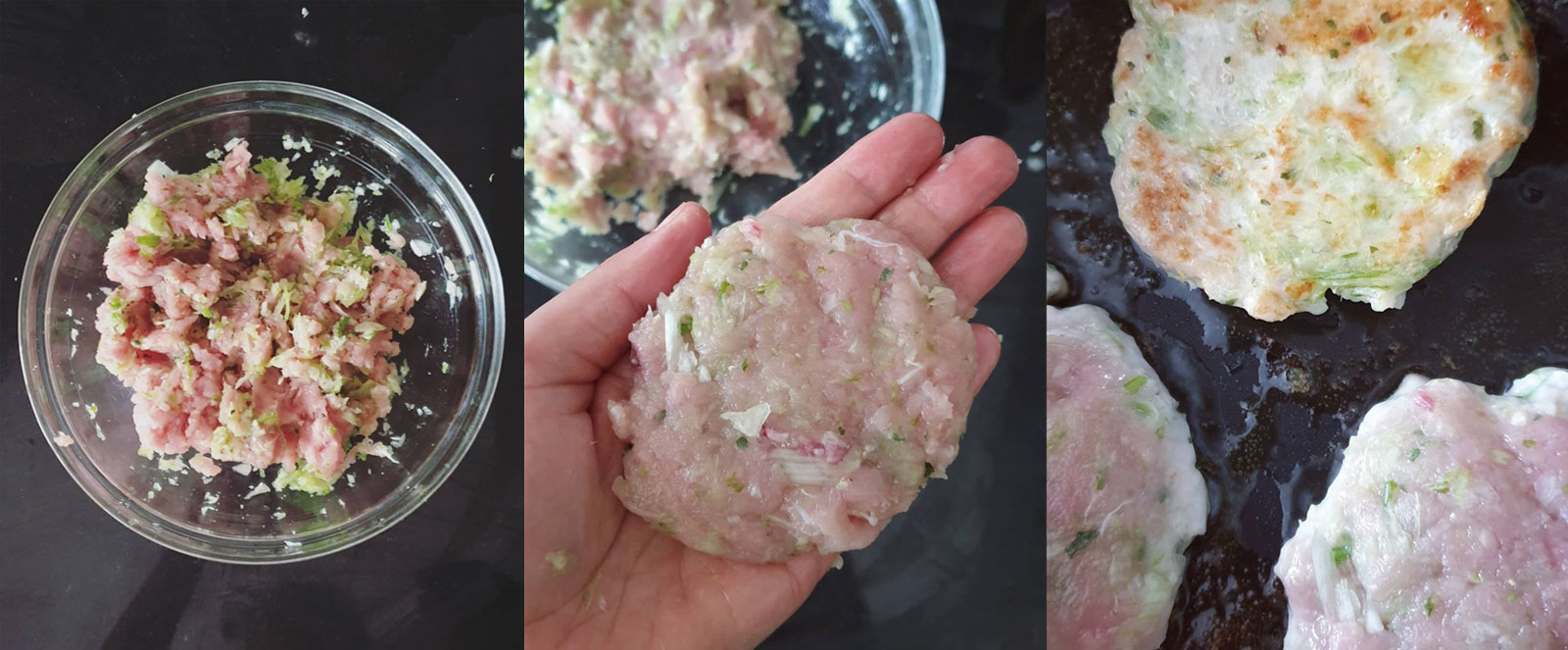 Elaboración de la receta de hamburguesas de bonito sin gluten