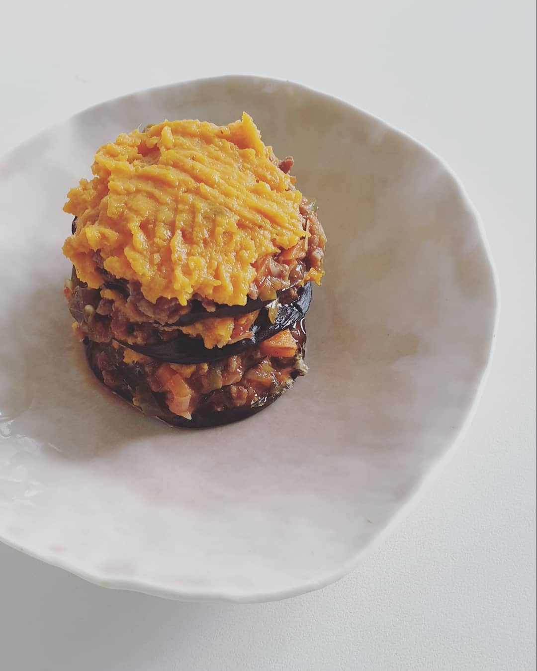 Receta sin gluten de aproximación a una musaka sin besamel